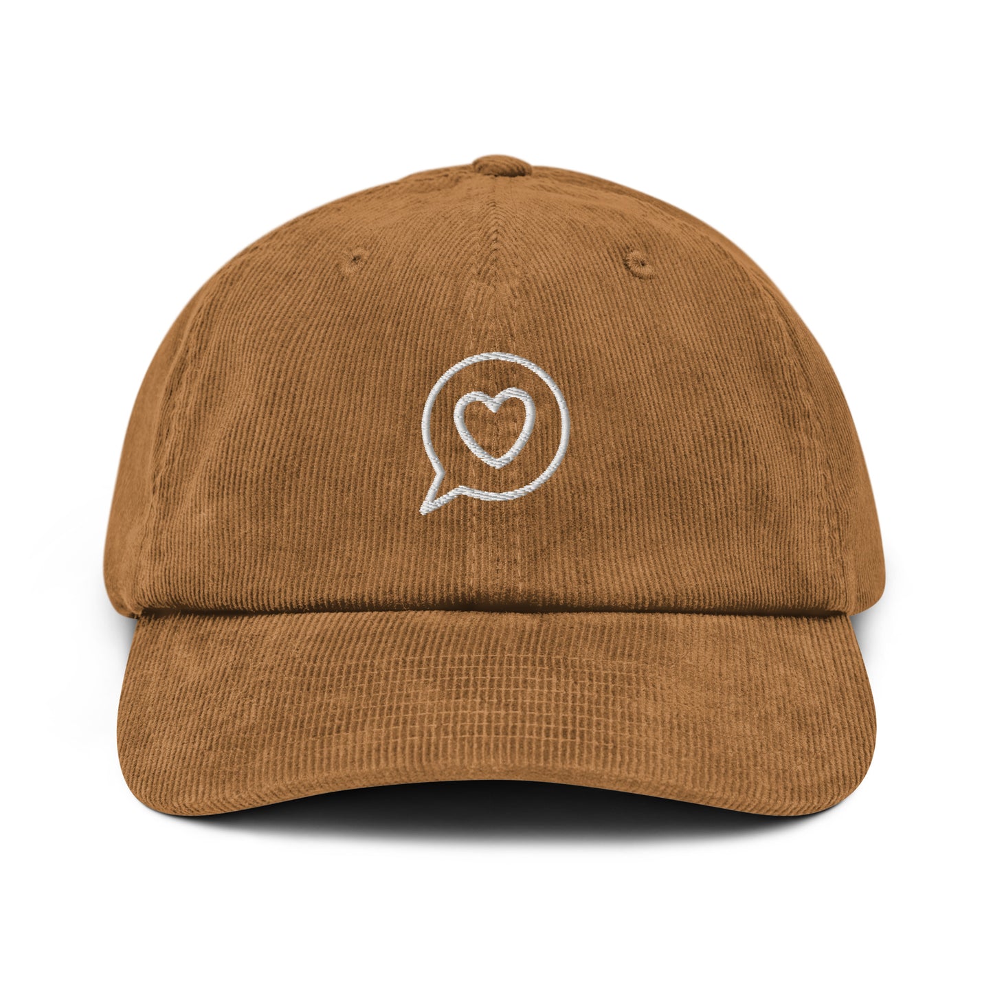 Dad Hat with side Floral Design - You choose hat color! Corduroy hat. Cute Gift. Gifts for her